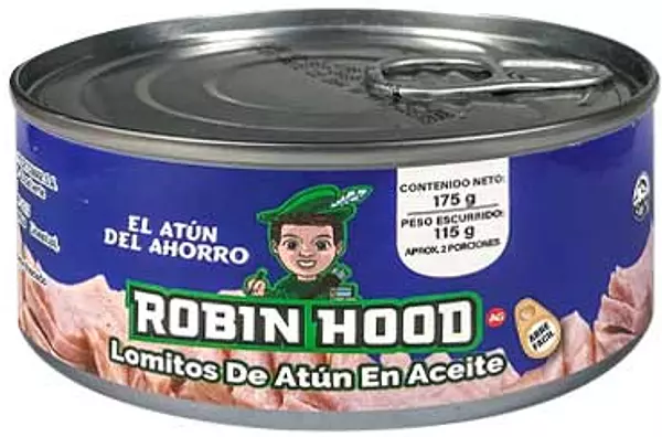 Atún En Lomos Robin Hood En Aceite 170 Gr