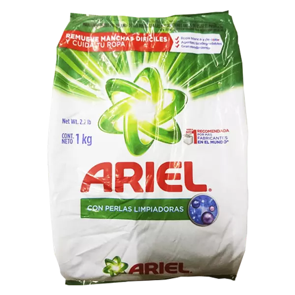 Detergente de Polvo Ariel x 1000 Gr