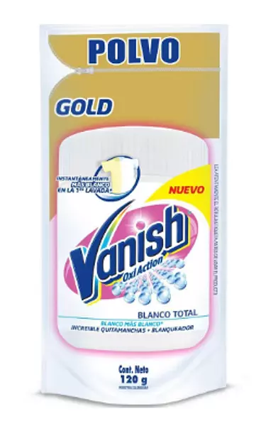 Quita Manchas Vanish Polvo Blanco Total X 120 Gr